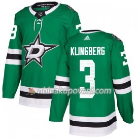 Dallas Stars Jacket Dresy John Klingberg 3 Adidas 2017-2018 Kelly Zelená Authentic - Pánské